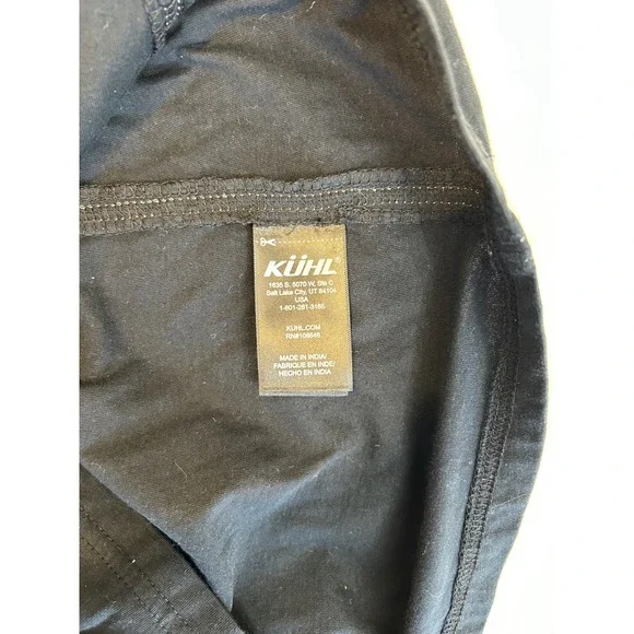 Kuhl Wildfibre Polo Shirt Mens XL Black Organic Cotton Short Sleeve Outdoor - Picture 6 of 7